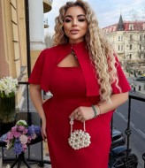 Нарядное платье с кейпом YM-7159A29