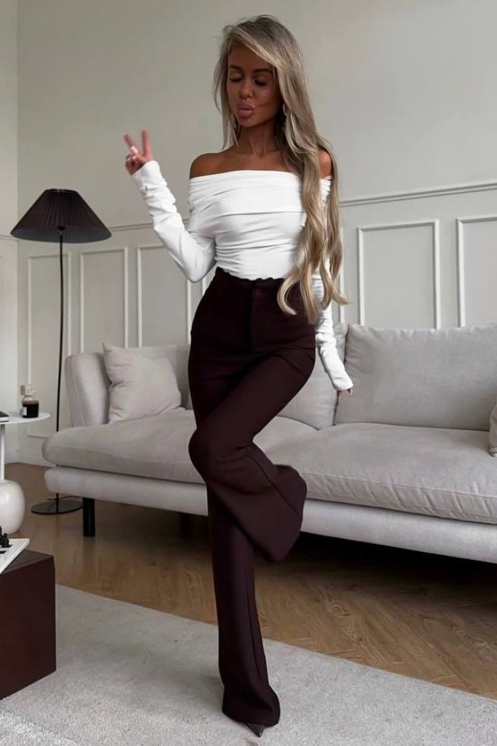 Лонг с открытыми плечами ANN-565A350