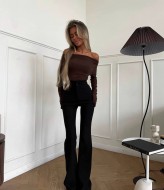 Лонг с открытыми плечами ANN-565A350