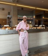 Велюровый костюм KBE-0300A600