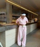 Велюровый костюм KBE-0300A600