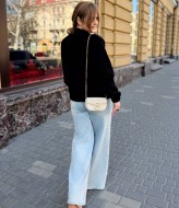 Стильный бомбер из замши YM-71399A18