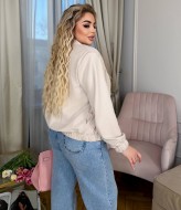 Стильный бомбер из замши YM-71399A18