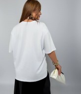 Футболка с кружевом YM-7177A14