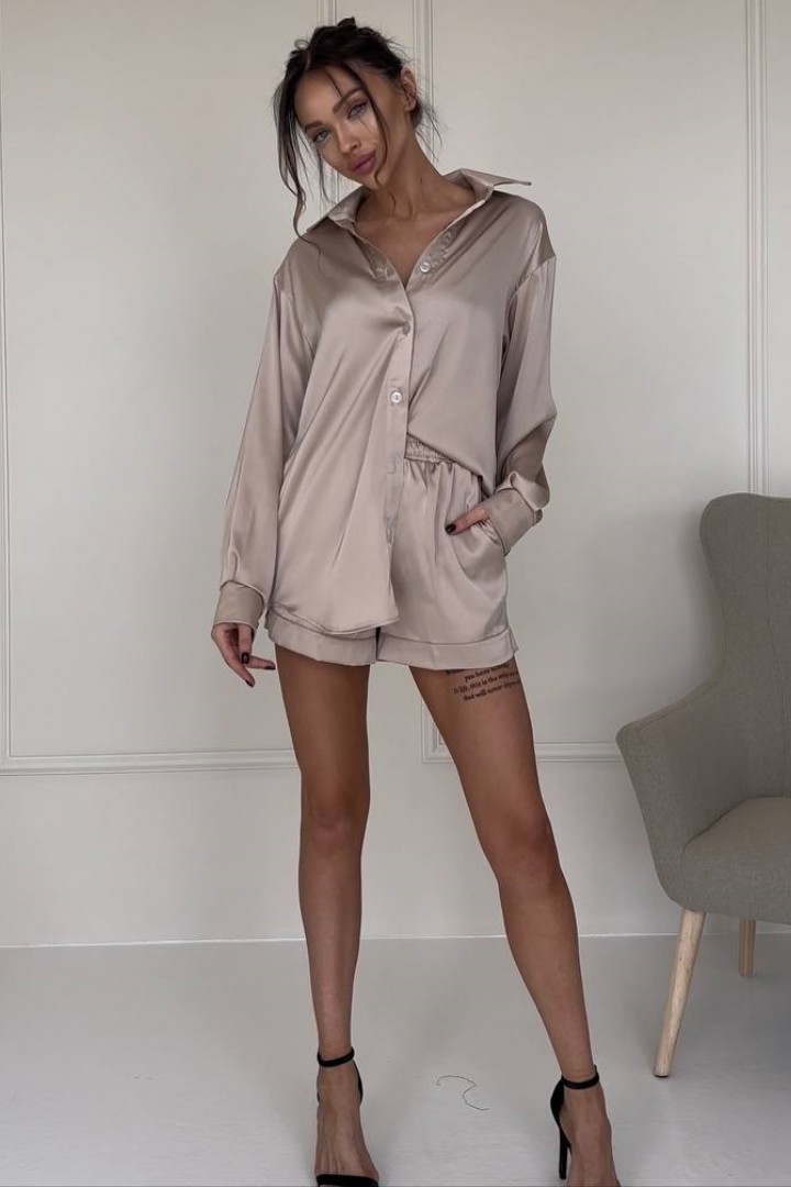 Шелковый костюм ATE-018A650