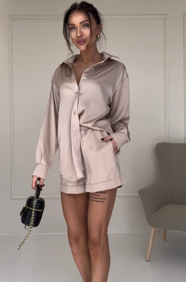 Шелковый костюм ATE-018A650