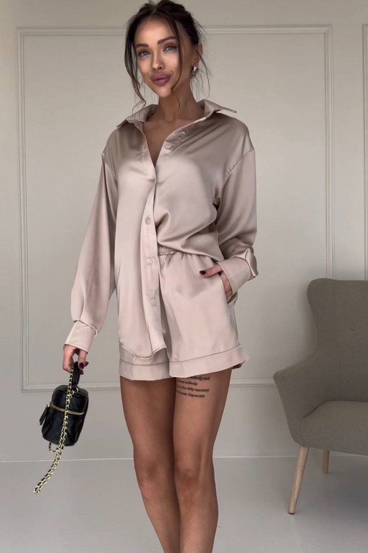 Шелковый костюм ATE-018A650