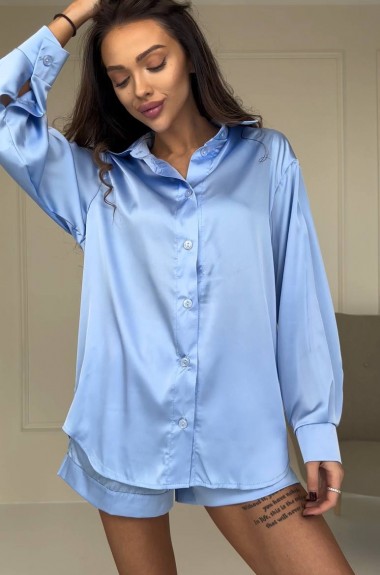 Шелковый костюм ATE-018A650