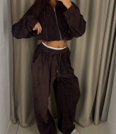 Велюровий спортивний костюм STB-15A600