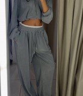 Велюровий спортивний костюм STB-15A600