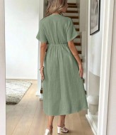 Легка сукня с завязками на груді LSA-739A400