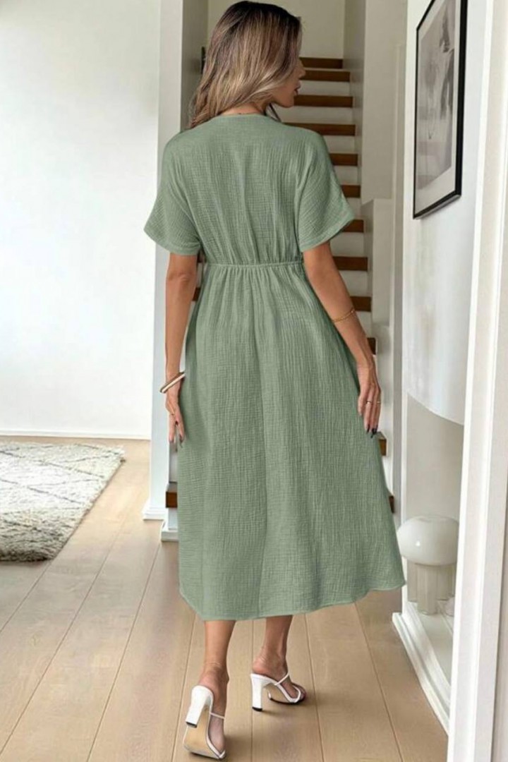 Легка сукня с завязками на груді LSA-739A400