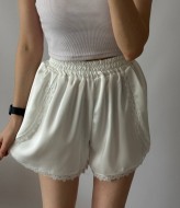 Шовкові шорти з мереживом UNO-101A400