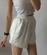 Шовкові шорти з мереживом UNO-101A400