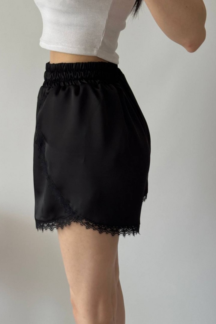 Шовкові шорти з мереживом UNO-101A400