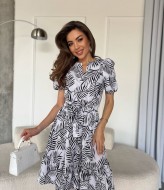 Платье с поясом IMMA-332A360