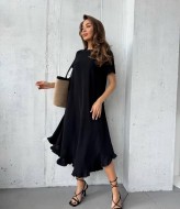 Платье с оборками внизу  IMMA-333A460