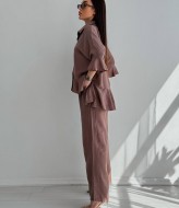 Льняной костюм женский летний  AVB-113A650