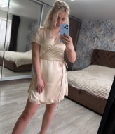 Шелковое платье на запах MIS-189A350