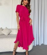 Платье с оборками внизу  IMMA-333A460