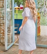 Комбинированное платье YM-05654A12