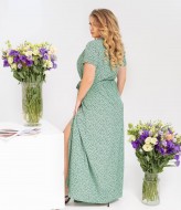 Летнее платье в пол с разрезом EY-569A14B17