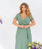 Летнее платье в пол с разрезом EY-569A14B17