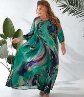 Яркое платье NU-1433A18