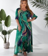 Яркое платье NU-1433A18