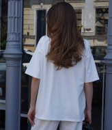 Женская белая футболка  SP-690A430