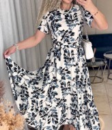 Платье с цветочным принтом IMMA-038A440