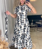 Платье с цветочным принтом IMMA-038A440