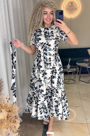 Платье с цветочным принтом IMMA-038A440