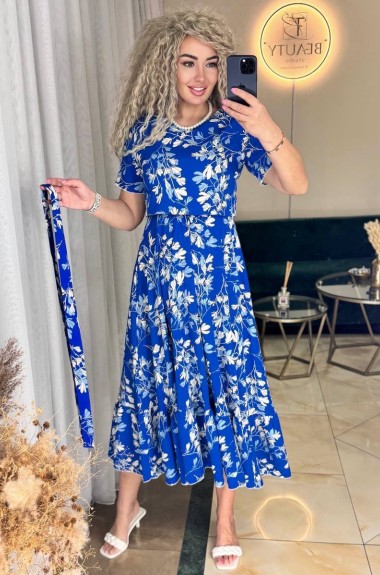 Платье с цветочным принтом IMMA-038A440