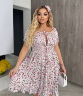 Платье с завязкой на груди VIA-275A10