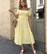 Платье на резинке сверху  IMMA-344A580 Платье на резинке сверху  IMMA-344A580