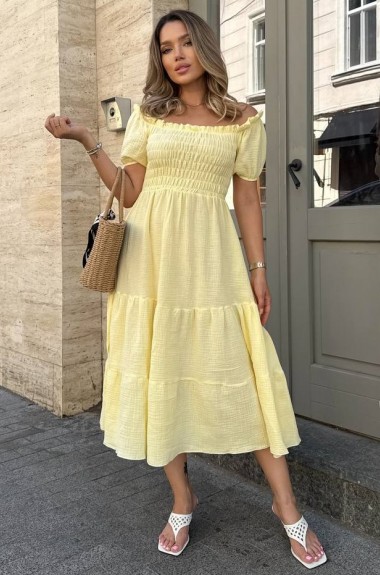 Платье на резинке сверху  IMMA-344A580 Платье на резинке сверху  IMMA-344A580