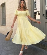 Платье на резинке сверху  IMMA-344A580 Платье на резинке сверху  IMMA-344A580