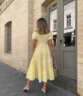 Платье на резинке сверху  IMMA-344A580 Платье на резинке сверху  IMMA-344A580