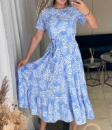 Платье с воланом IMMA-348A399