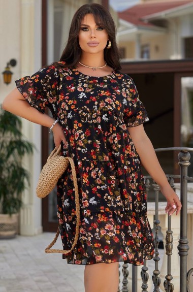 Шифоновое летнее платье купить в интернет-магазине Фабрика Моды