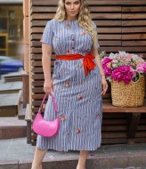 Летнее платье-рубашка VL-855A350