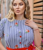 Летнее платье-рубашка VL-855A350