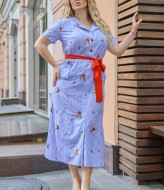 Летнее платье-рубашка VL-855A350