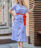 Летнее платье-рубашка VL-855A350