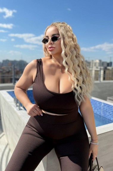 Топ с резинкой под грудью INS-436A300