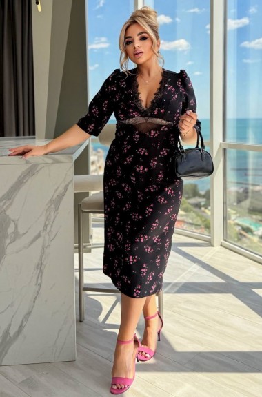 Платье приталенное YM-7092.2A18