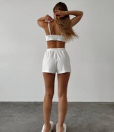 Велюровый костюм с шортами DMP-R1794A350