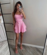 Короткое платье с открытой спиной DMP-R1799A400