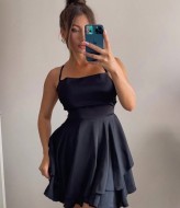 Короткое платье с открытой спиной DMP-R1799A400